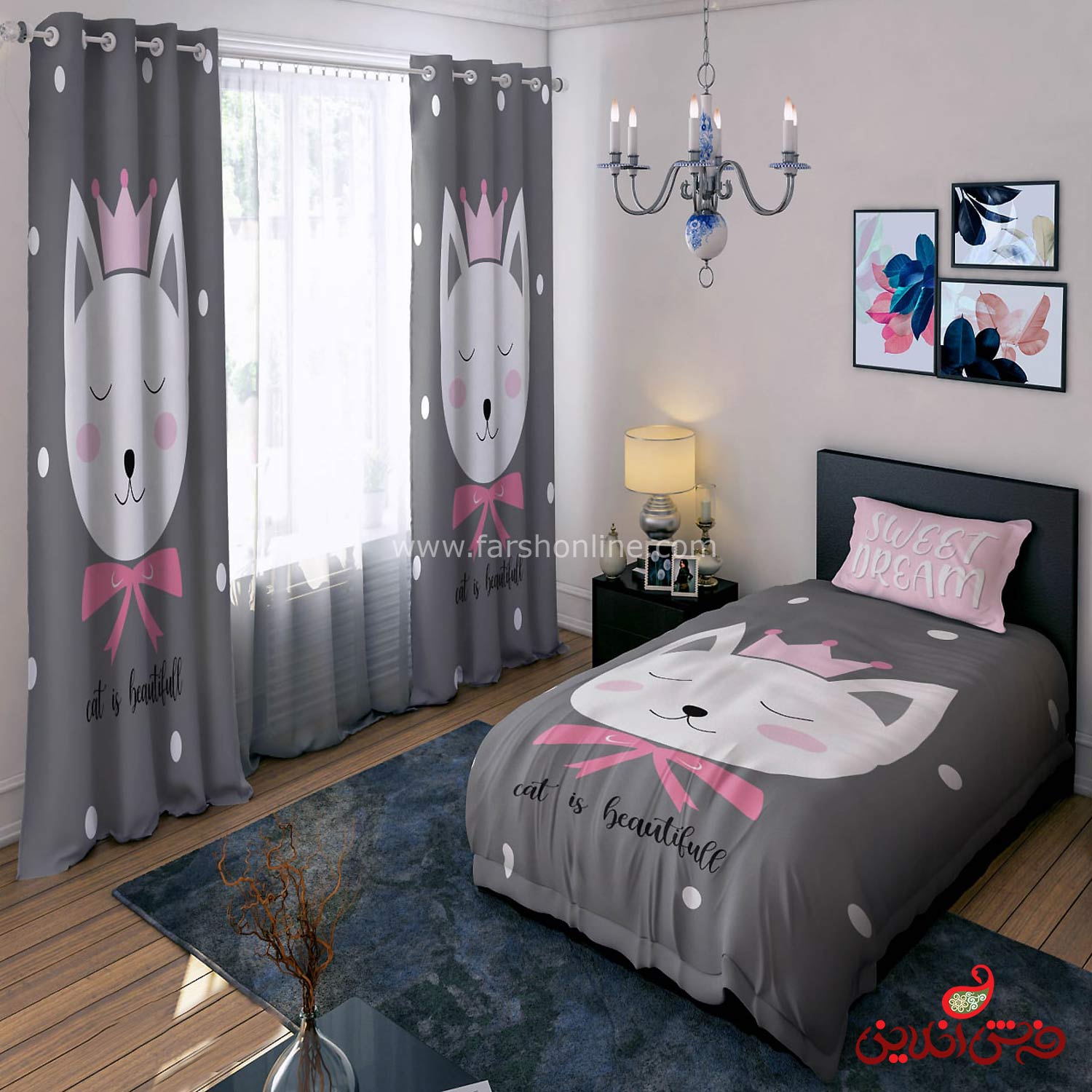 روتختی طرح گربه کد 15479
