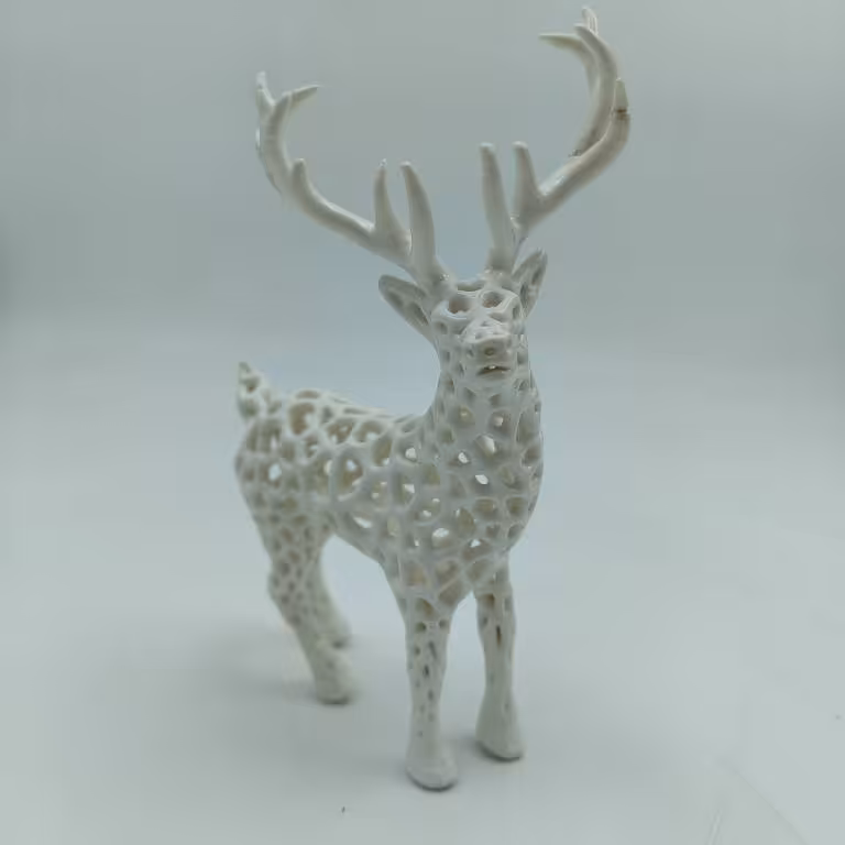 خرید اکشن فیگور گوزن White Small Deer 3D Action Figure با بهترین قیمت