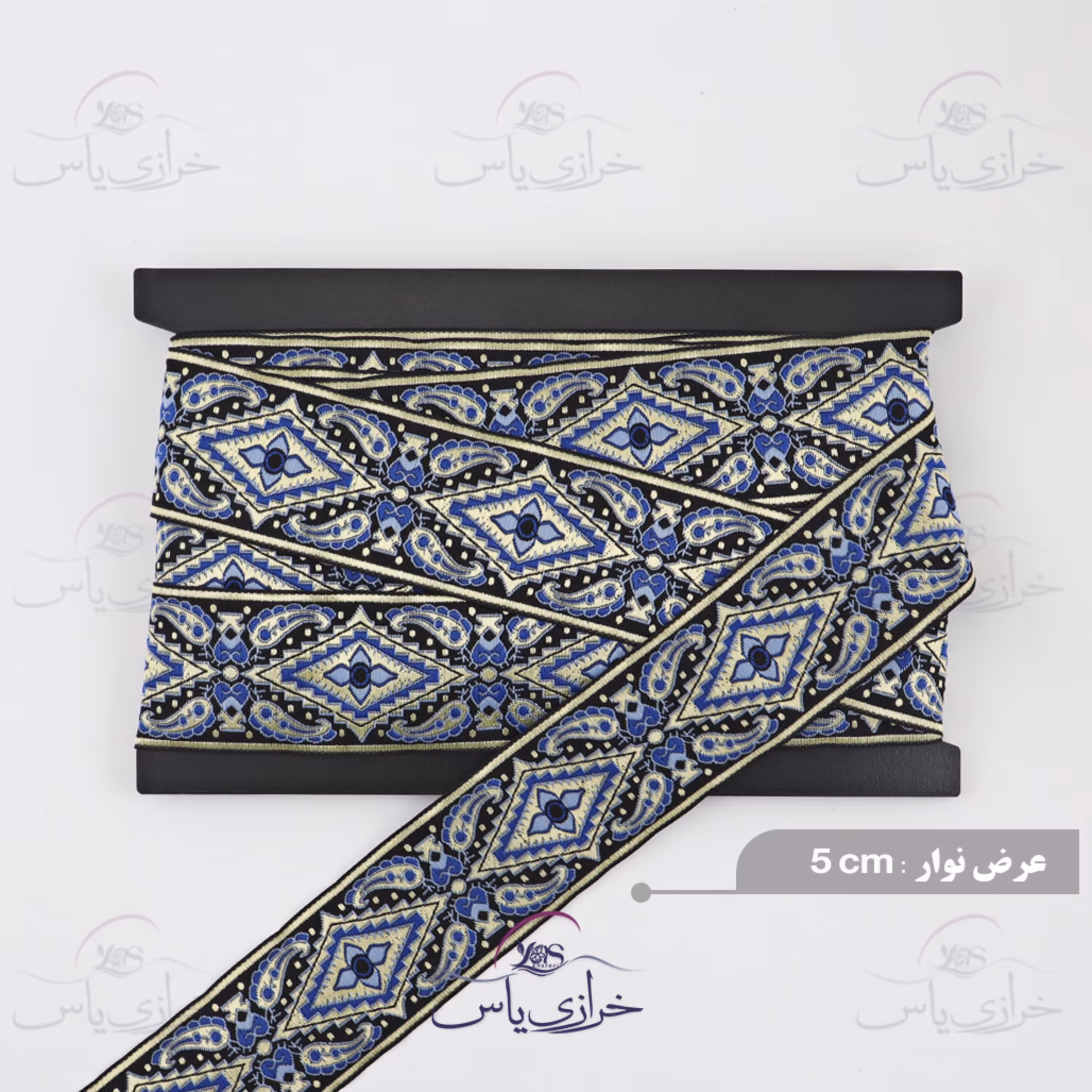 نوار سنتی بافت عرض 5 سانت کد 48