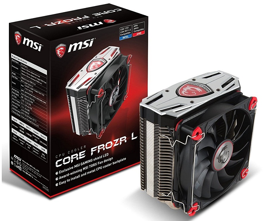 فن خنک کننده پردازنده ام اس آی مدل CORE FROZR L