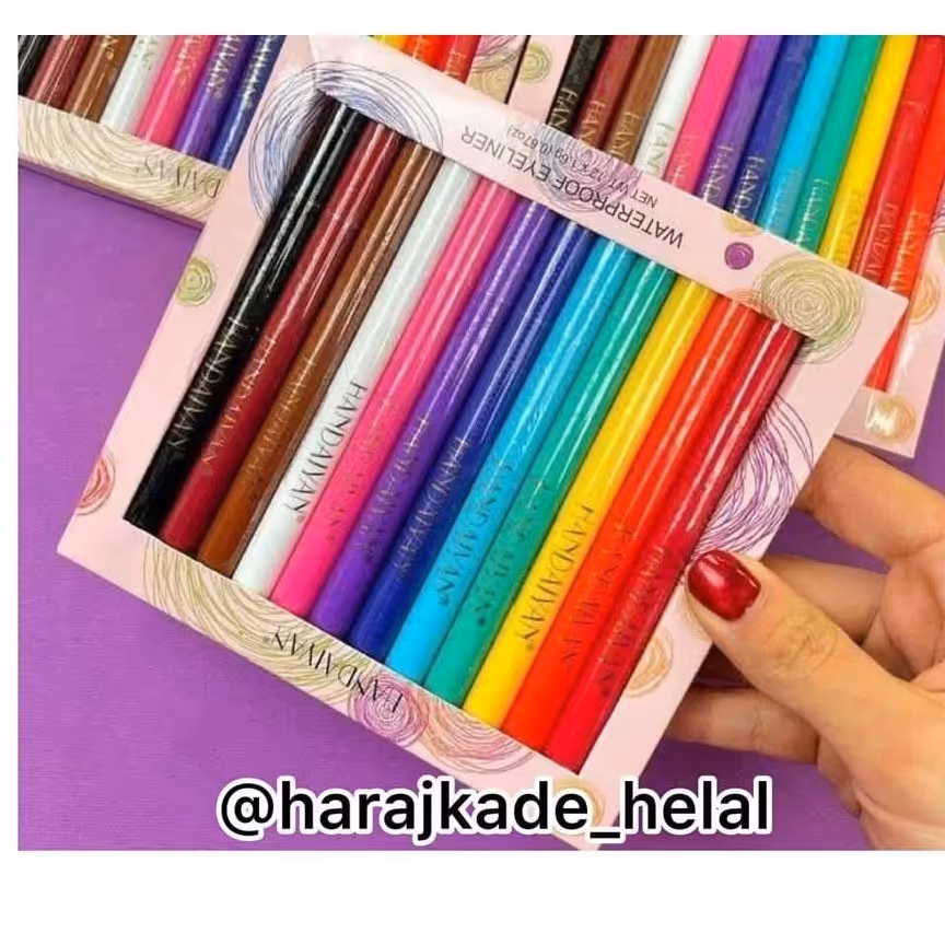 خط چشم  ماژیکی رنگی