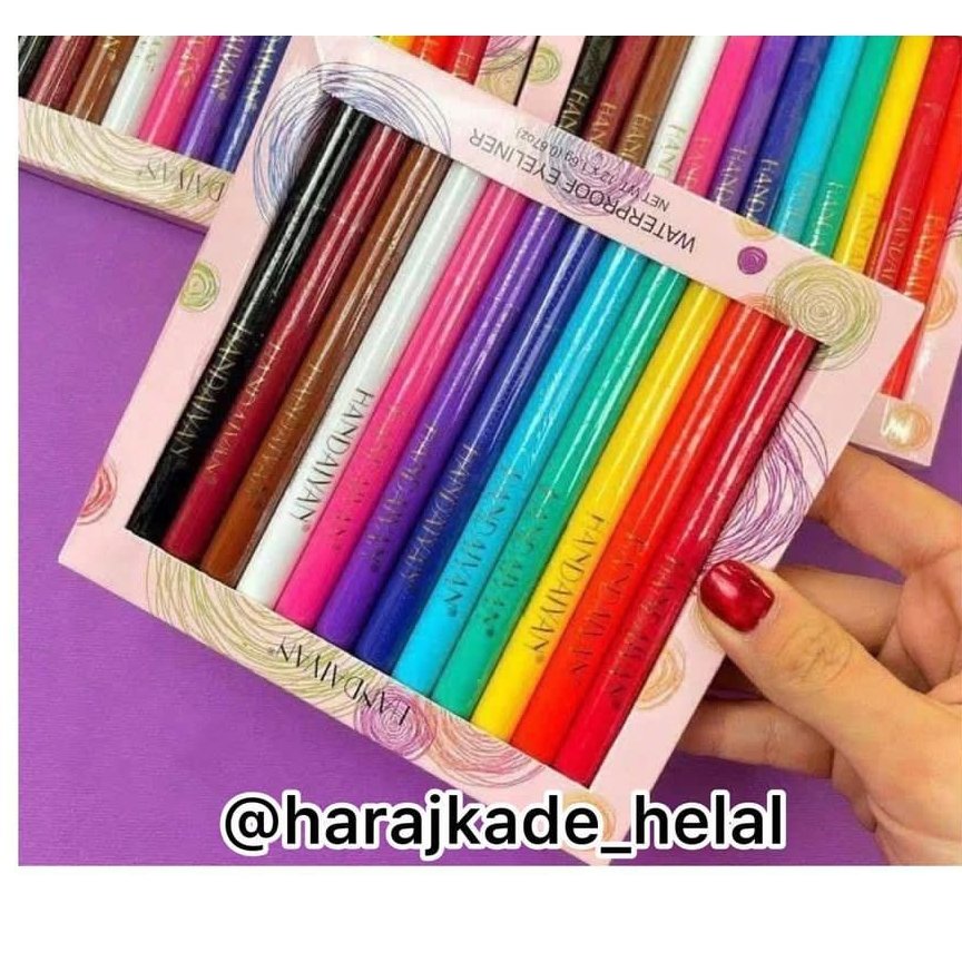 خط چشم ماژیکی رنگی