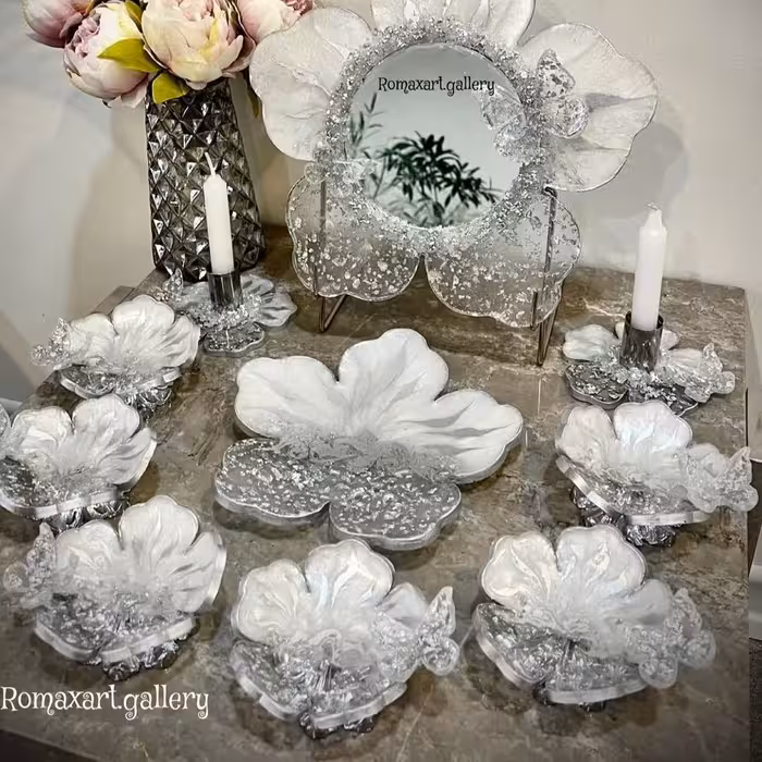 ست هفت سین جدید و لاکچری رزینی دست ساز 1402