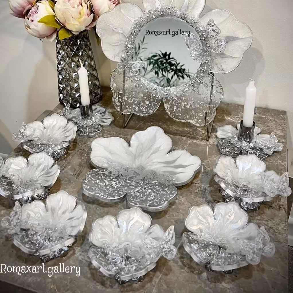 ست هفت سین جدید و لاکچری رزینی دست ساز 1402