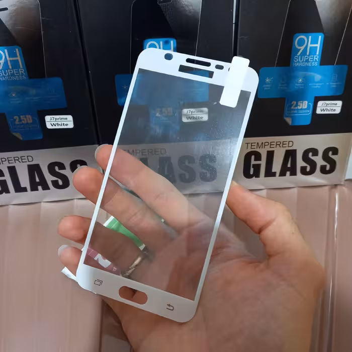 گلس شیشه ای گوشی سامسونگ J7 prime (ارسال رایگان)