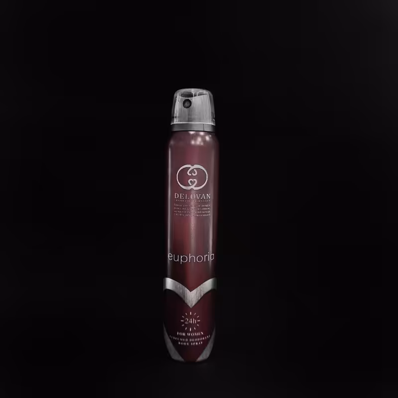 اسپری زنانه خوشبو کننده دلوان مناسب برای بدن و لباس رایحه ایفوریا با ماندگاری بالا و پخش بوی عالی حجم 200 میلی لیتر