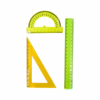 ست خط کش مدل 100 مجموعه 3 عددی