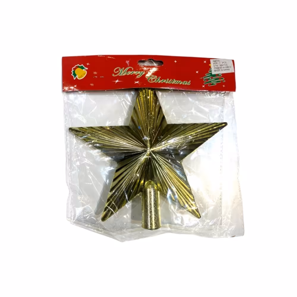 ستاره سر درخت رنگ طلایی