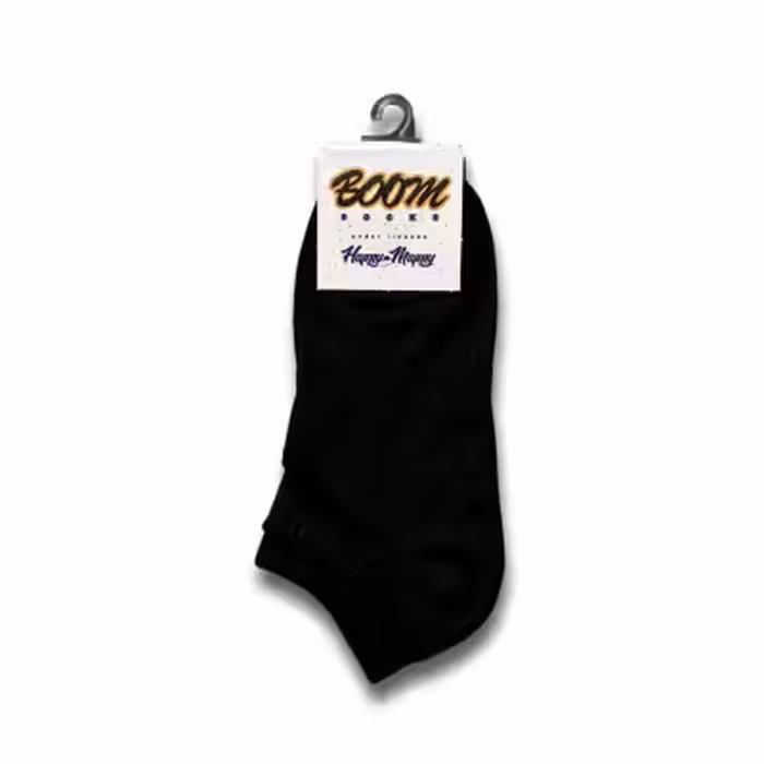 جوراب مشکی مچی ساده پنبه فری سایز