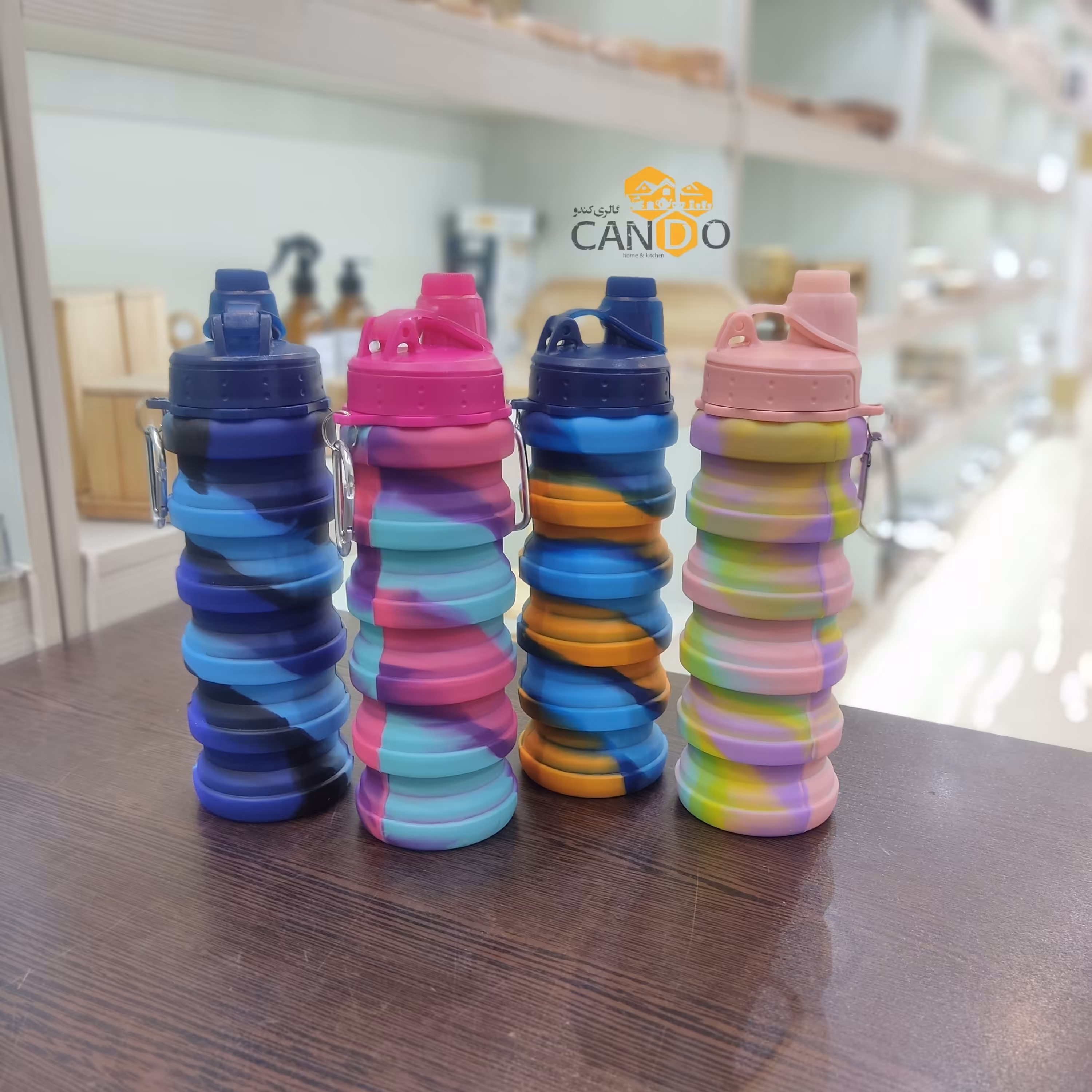 قمقمه سیلیکونی تاشو