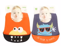 پیشبند کاسه ای سیلیکونی نوزادی طرح دار