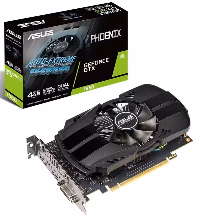 کارت گرافیک ایسوس مدل Phoenix GeForce GTX 1650 با حافظه 4 گیگابایت
