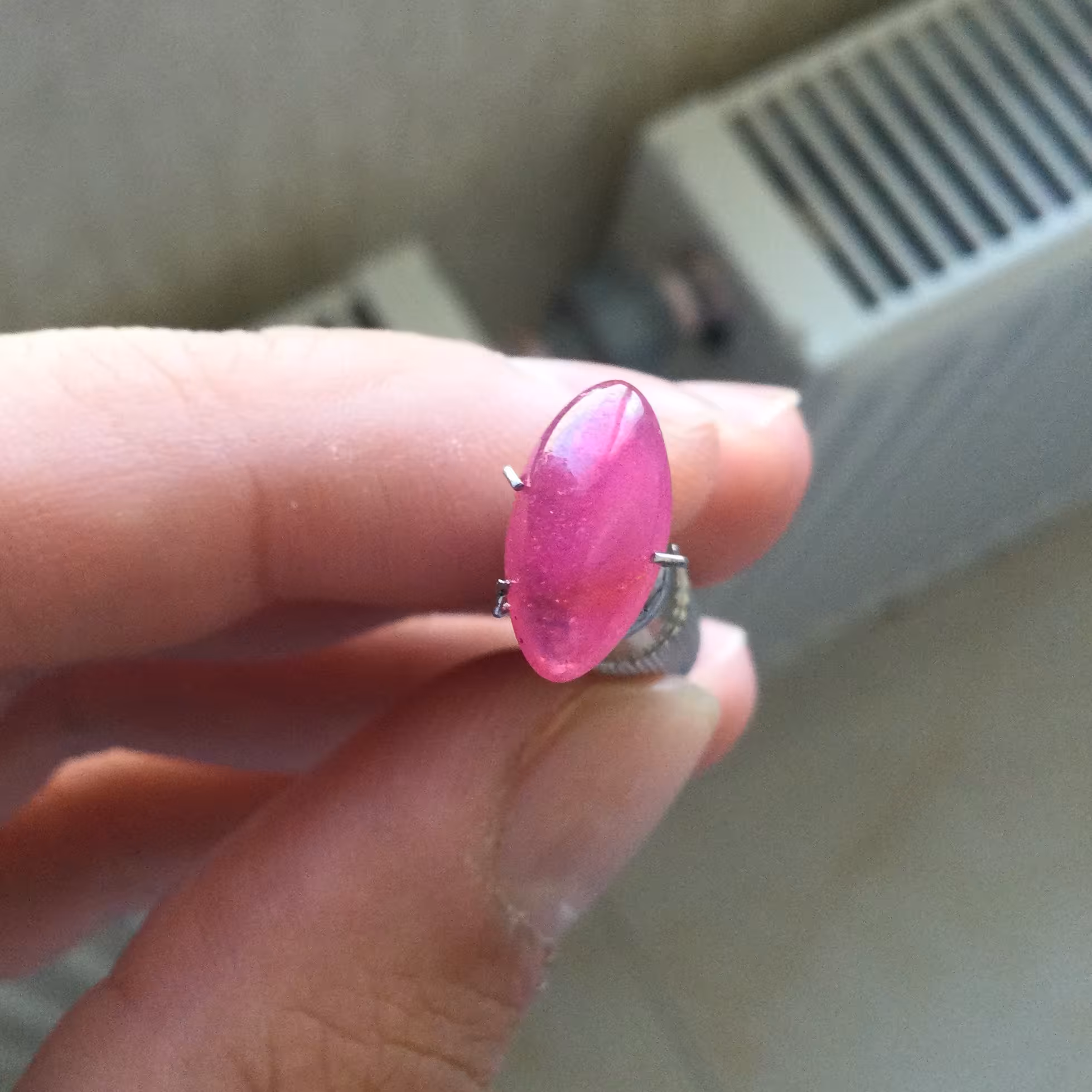 یاقوت افغان درجه یک تراش دوکی 