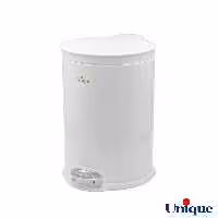 سطل زباله 16 لیتر سفید یونیک مدل 4130                        