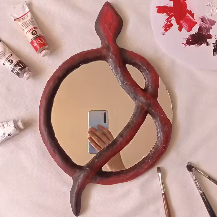 آینه مار دست ساز  (سفارشی)