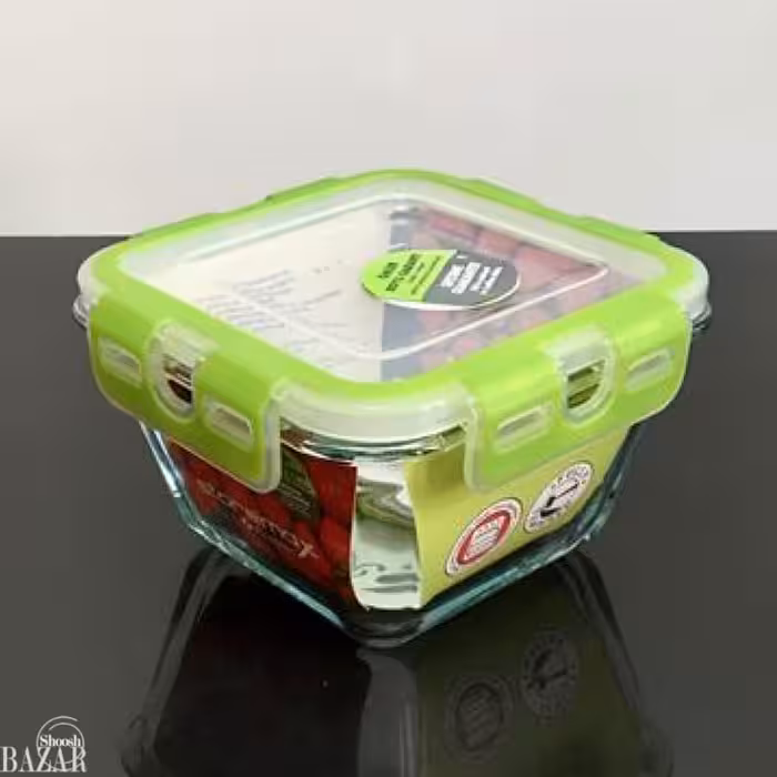 ظرف نگهدارنده موادغذایی استورمکس مربع 860 سی سی پاشاباغچه کد 59604