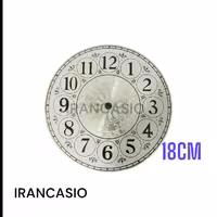 صفحه فلزی ساعت دیواری با کیفیت  قطر صفحه 18