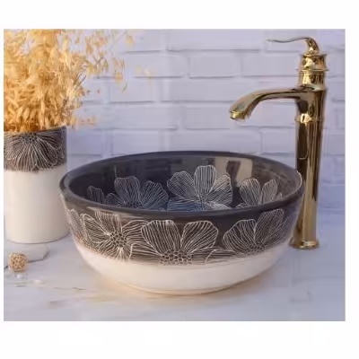 کاسه روشویی طرحدار سنتی مدل N382447