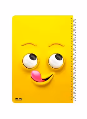 دفتر مشق 50 برگ مستر راد طرح ایموجی - چی بخونم