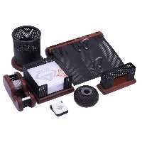 قیمت و خرید ست اداری چوب و فلز 7 تیکه VZ-237 وافر VAFER