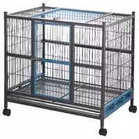 قفس مقاوم شده بزرگ سگ و پرندگان Lidiko با رنگ الکترواستاتیک (پسکرایه)