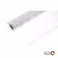 پرده کرکره ای حمام 128.240 سانتی‌متری مدل parti BC سفید شیشه ای