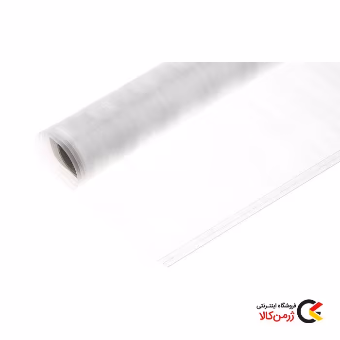 پرده کرکره ای حمام 128.240 سانتی‌متری مدل parti BC سفید شیشه ای