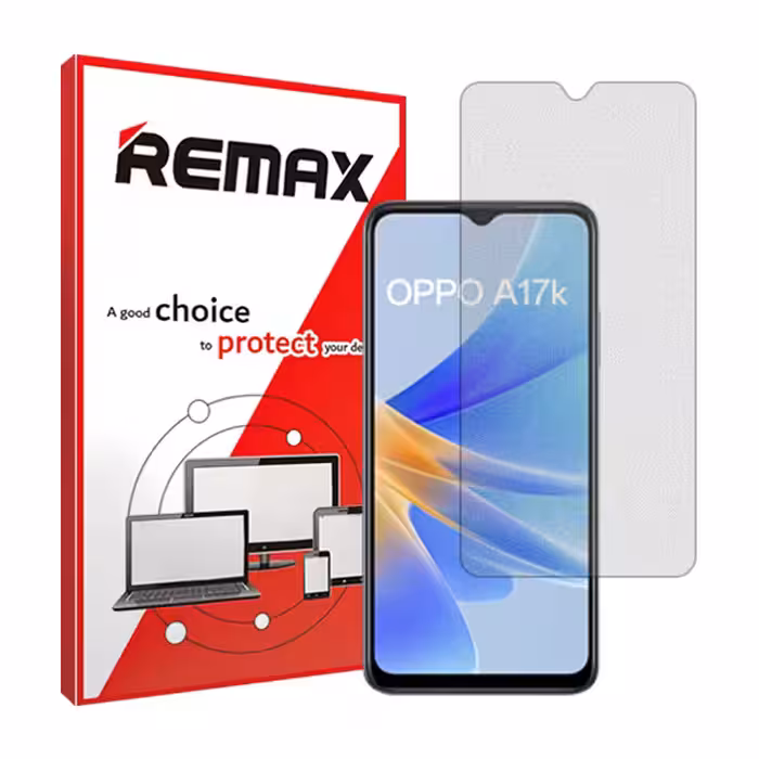 گلس اوپو A17k مدل هیدروژلی مات برند ریمکس کد S