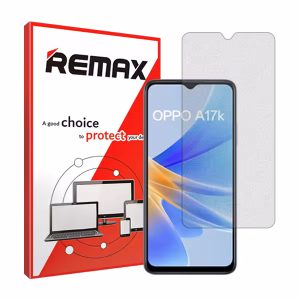گلس اوپو A17k مدل هیدروژلی مات برند ریمکس کد S