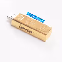فلش مموری روکش طلا شناسنامه دار