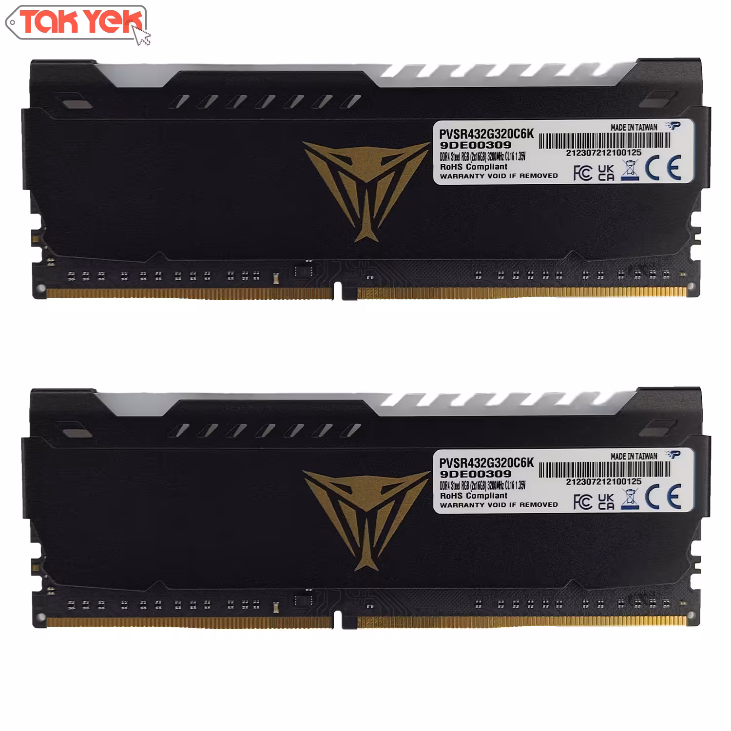 رم کامپیوتر PATRIOT 32GB Viper Steel RGB 3200