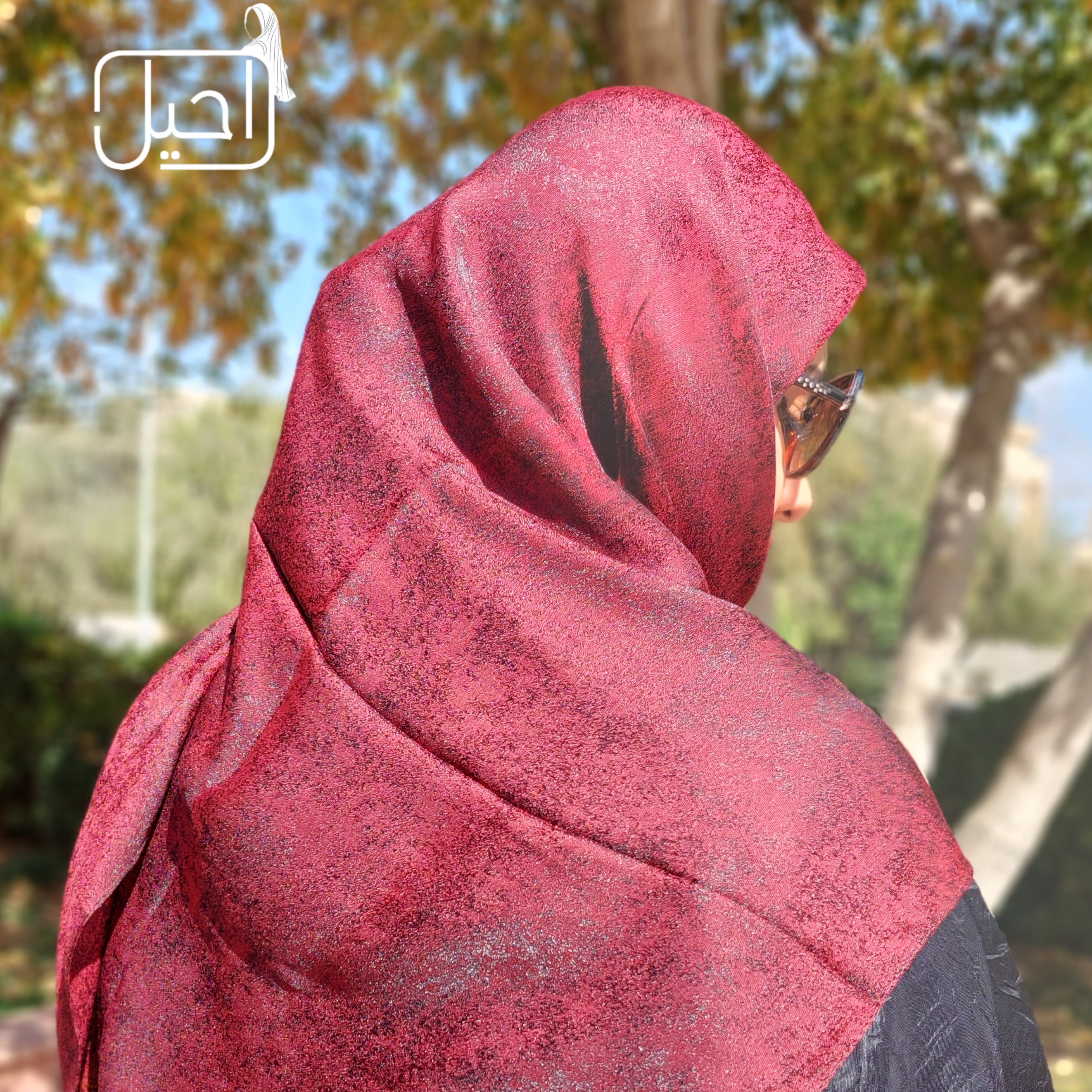 روسری نخ ابریشم طرح پتینه کد 4