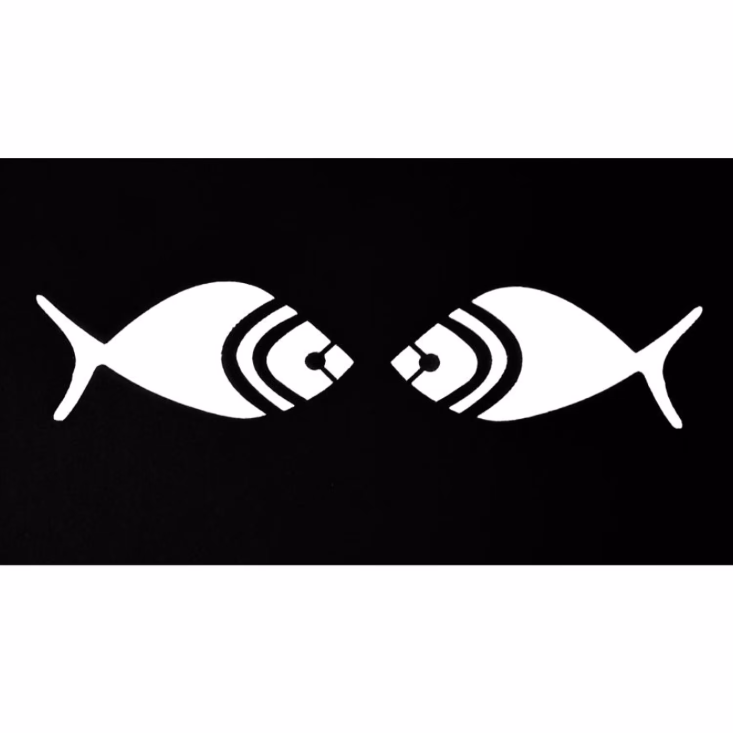 شابلون طرح بوسه ماهی ابعاد 20در 15 سانتی متر