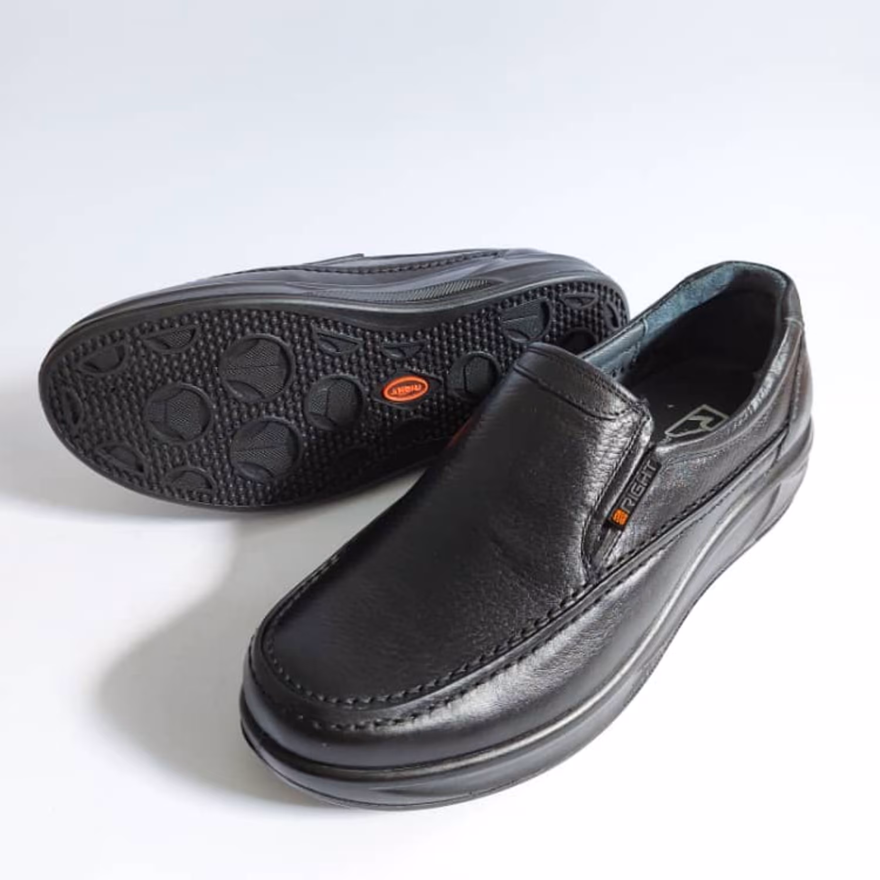 کفش طبی تمام چرم مدل 037 با آستر چرم طبیعی 