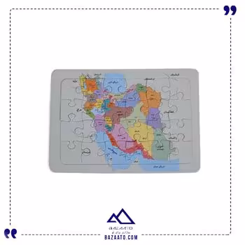 پازل نقشه استان های ایران