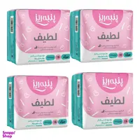 نوار بهداشتی پنبه ریز مدل روزانه مجموعه 4 عددی