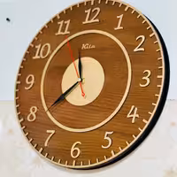 ساعت دیواری کیتا چوبی