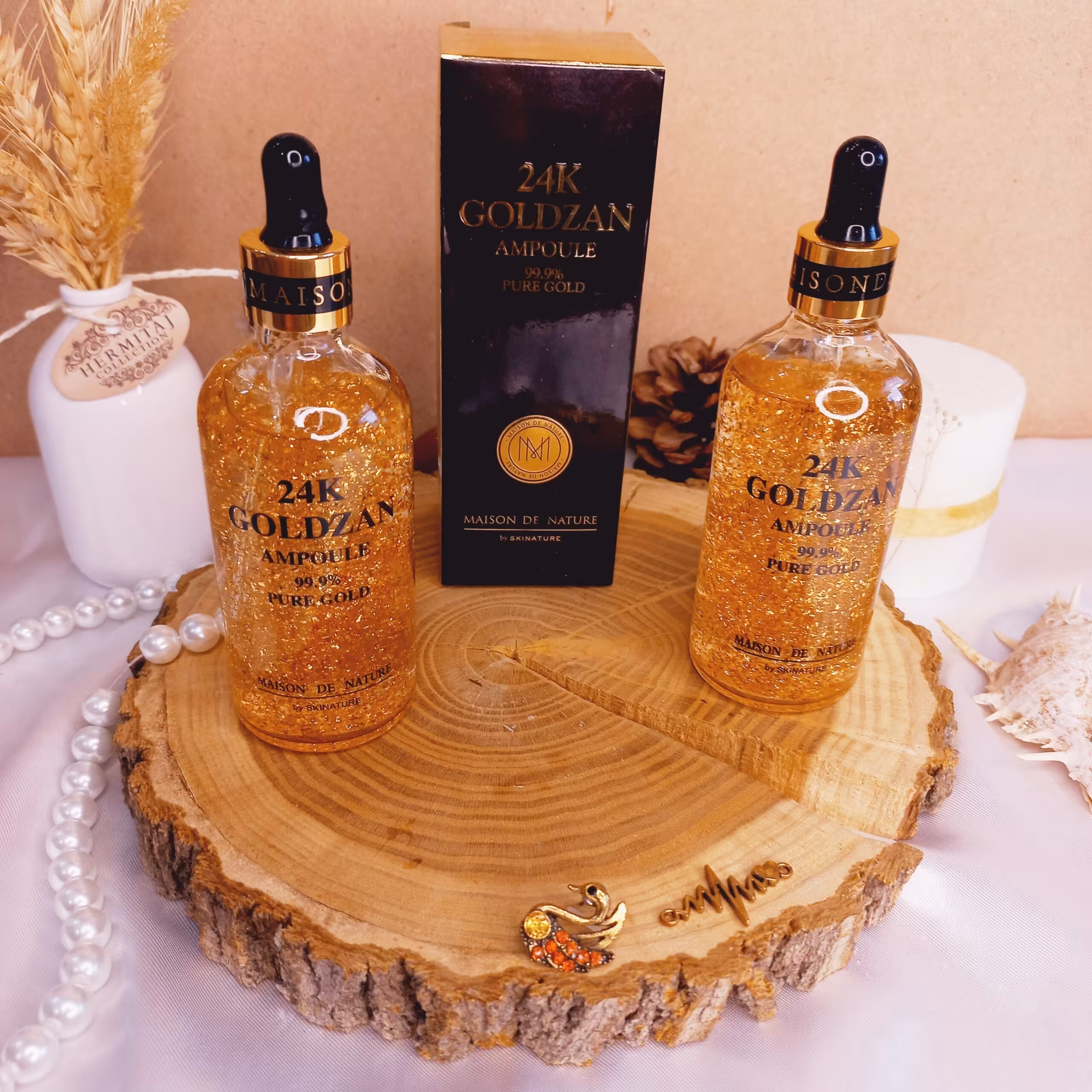 پرایمر و سرم زیر ساز طلای 100 میل گلدزن GOLDZAN 