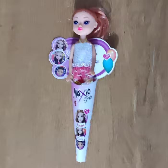 عروسک قیفی طرح ماکسی MAXI عروسک مو دار عروسک اسباب بازی فیگور3