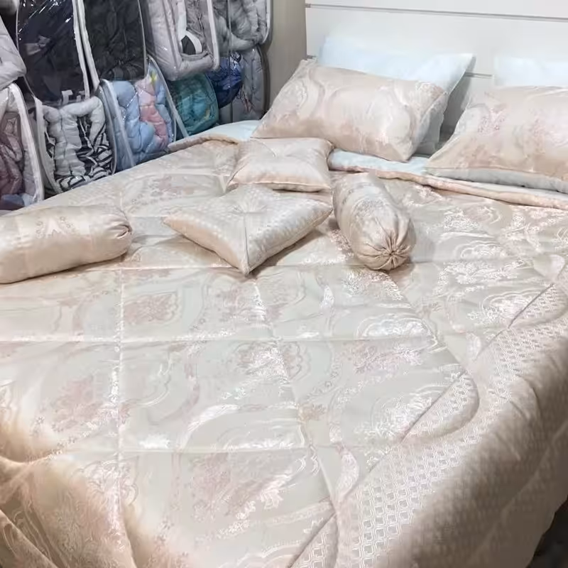 سرویس روتختی عروس پارچه ژاکارد 