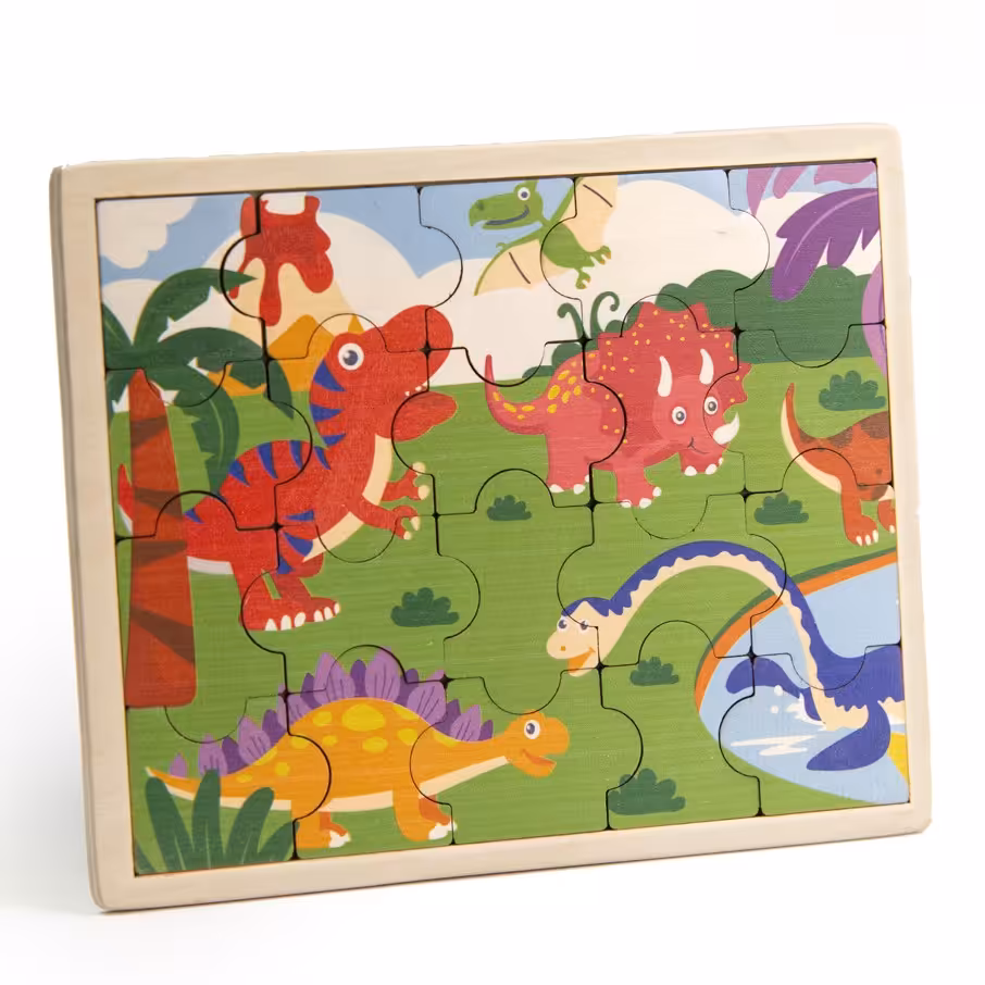 پازل چوبی جورچین طرح دایناسورها