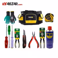 کیف ابزار به همراه ابزار خانگی سیبیل ابزار