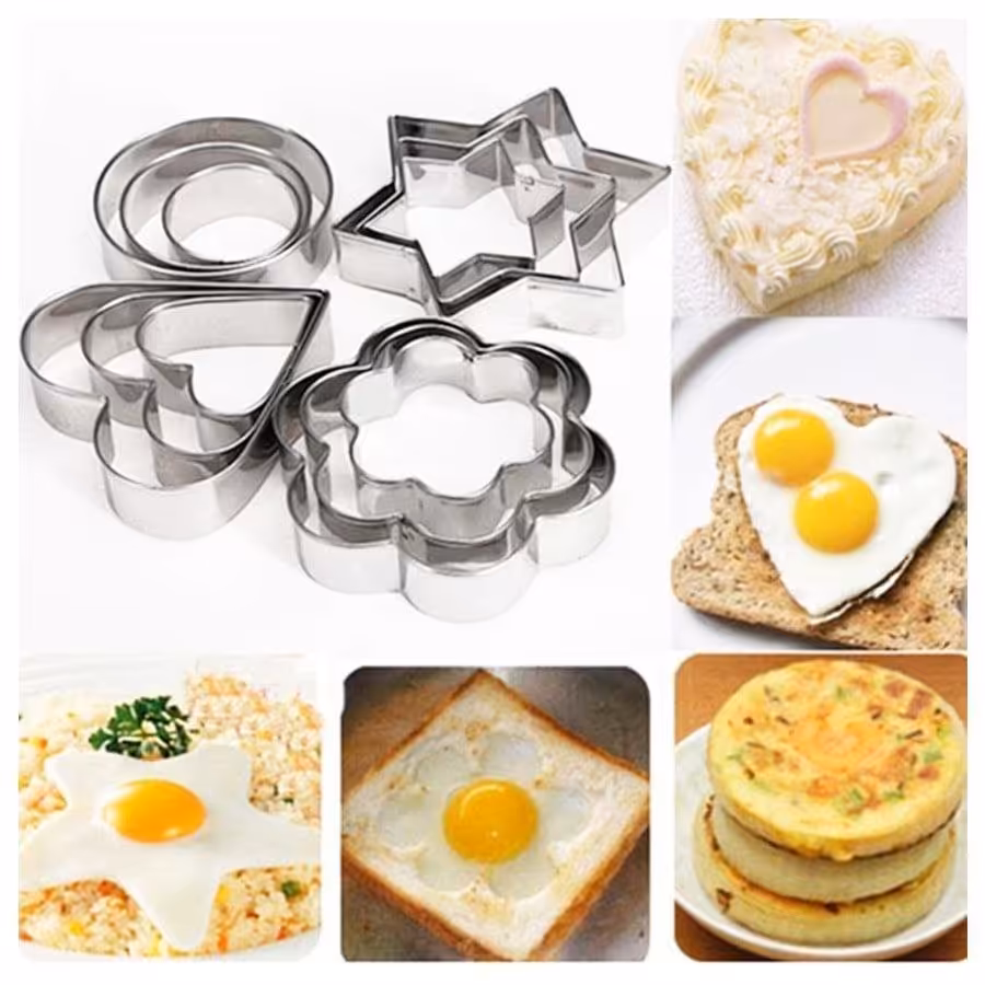 قالب کوکی و شیرینی 12 عددی ، قالب کوکی 12 عددی ، قالب شیرینی 12 عددی