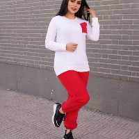 ست بلوز شلوار زنانه جیب دار ساناز