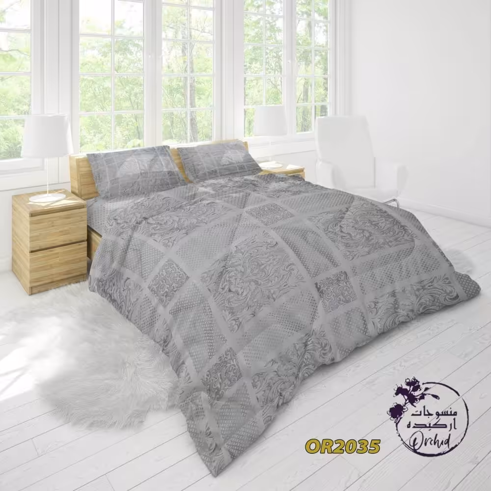 روتختی دونفره پارچه مخمل ترک OR2035