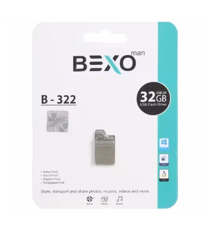 فلش مموری بکسو  32 گیگابایت مدل B-322 USB2.0