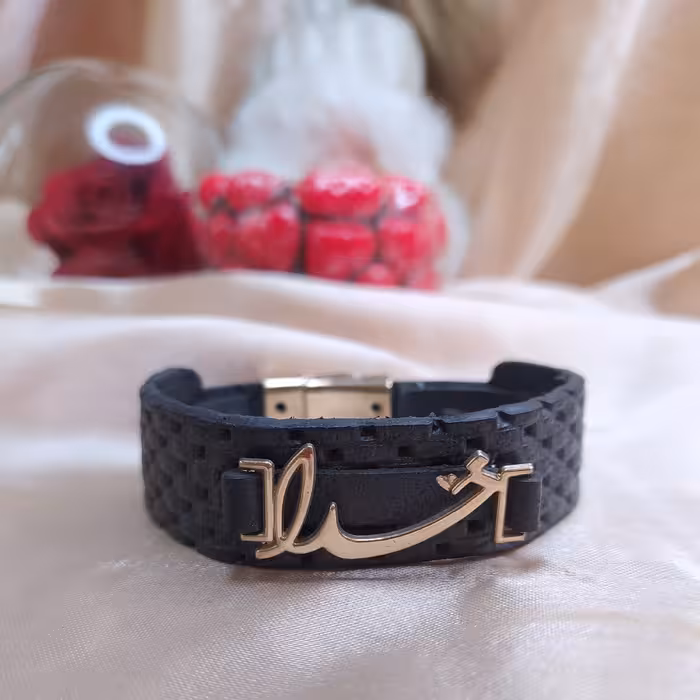 دستبند چرم طبیعی اصل خدا به ضمانت اصل بودن 