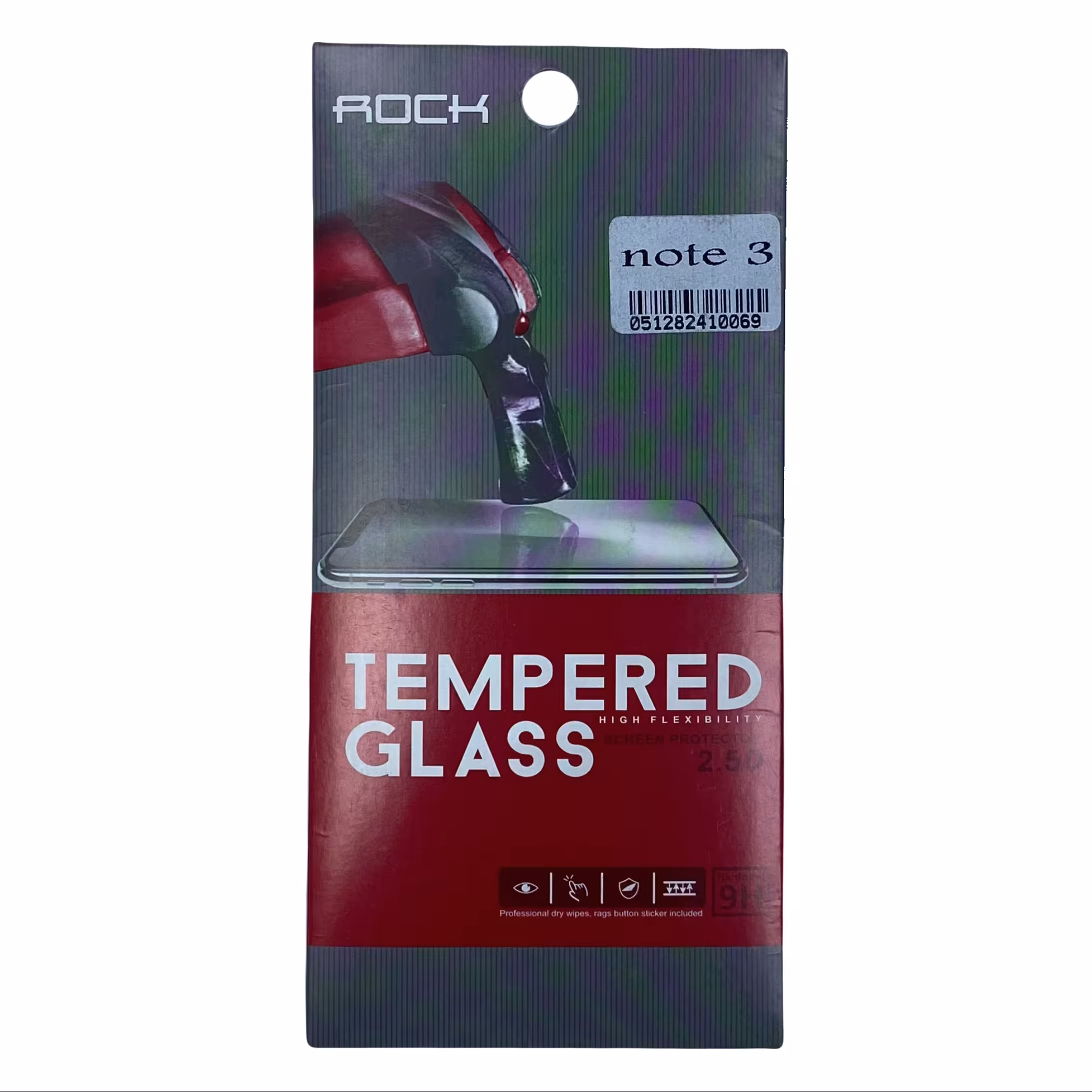گلس شیشه ای مدل ROCK مناسب برای گوشی موبایل سامسونگ Galaxy Note 3 و N9000