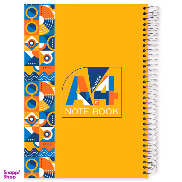 دفتر سیمی جلد سخت 200 برگ A4 مکث نوت کد 5_9272