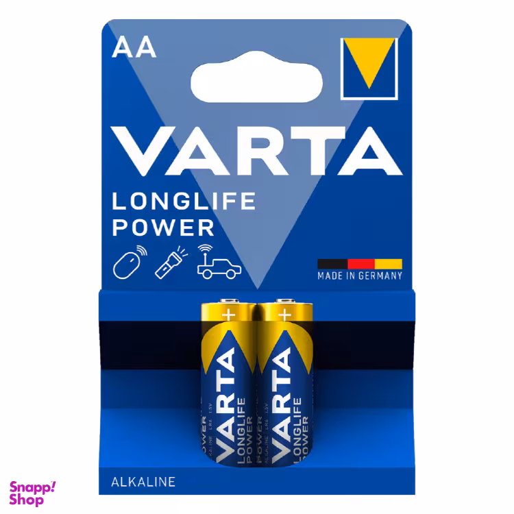 باتری قلمی وارتا (Varta) مدل LongLife Power بسته 2 عددی
